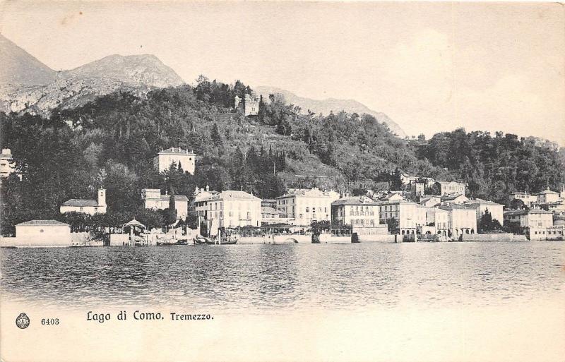 B3795 Italy Lago di Como Tremezzo 1900   front/back scan