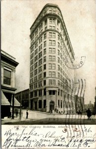 Vtg Atlanta Georgia GA The Century Building 1906 Postcard