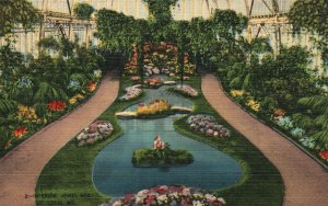 Vintage Postcard Interior of Jewel Box Forest Park St. Louis Missouri MO