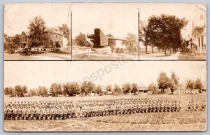 K45/ St Louis Missouri RPPC Postcard c1920s Jefferson Barracks 4View 221