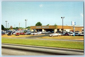 Easley South Carolina SC Postcard John Foster Ford Mercury Car Dealership c1960