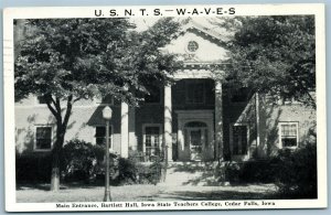 CEDAR FALLS IA U.S.N.T.S. IOWA STATE TEACHERS COLLEGE VINTAGE POSTCARD