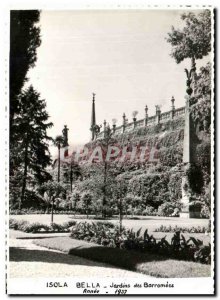 Old Postcard Isola Bella Gardens Barramees 1957