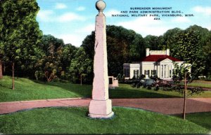 Mississippi Vicksburg Surrender Monument & Park Administration Building Vicks...