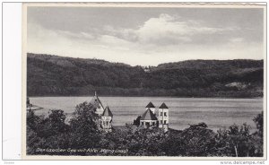 RP; Der Laacher See mit Abrei Maria Laach, near Andernach, Mayan-Koblenz, Rhi...