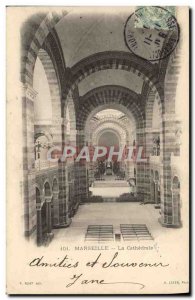 Old Postcard Marseille La Cathedrale