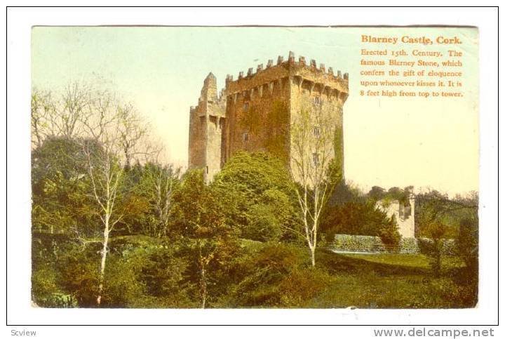 Blarney Castle, Cork , Ireland, PU-1938