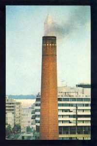 Washington, DC Postcard, Smoke Stack & Washington Monument, Watergate East