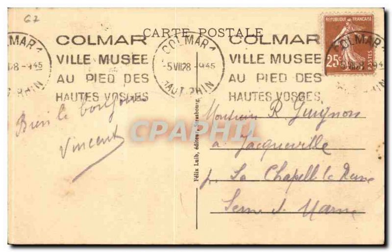 Postcard Old Strasbourg Maison Kammerzell