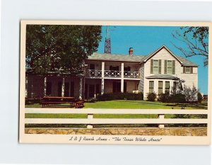 Postcard L. B. J Ranch Home, The Texas White House, Stonewall, Texas