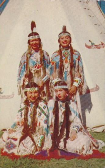 Four Native Indian Maids