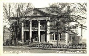 Army YMCA, Real Photo - Fort Slocum, New York