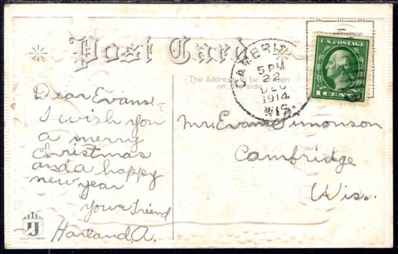 Christmas Joys,Children Sledding,Holly,Bells