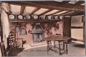 The Kitchen of Ann Hathaways Cottage Shottery Warwickshire England Postcard