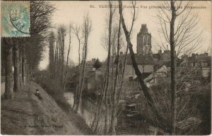 CPA VERNEUIL-sur-AVRE Vue Pittoresque sur les Promenades (1160502)