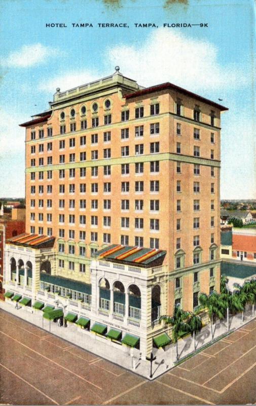 Florida Tampa Hotel Tampa Terrace 1949