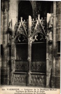 CPA Narbonne Interieur de la Basilique St.Just FRANCE (1013063)