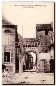Old Postcard La Roche Posay Spa City gate