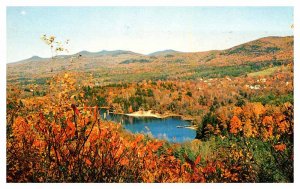 Postcard PANORAMIC SCENE Green Mountain Vermont VT AU5889