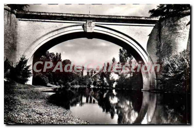 Postcard Lavaur Old Bridge St Roch viaduct Sejourn