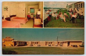 Bel Air Motor Court Motel Postcard - Atlantic City, North Carolina - 1967