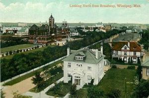 Canada, Manitoba, Winnipeg, Town View from Broadway, Valentine & Sons'