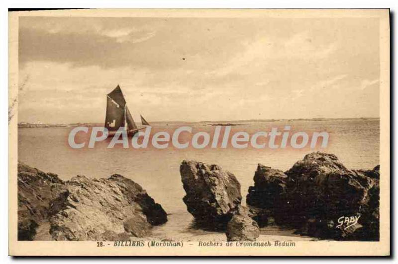 Old Postcard Billers Rocks From Cromenach Bedum