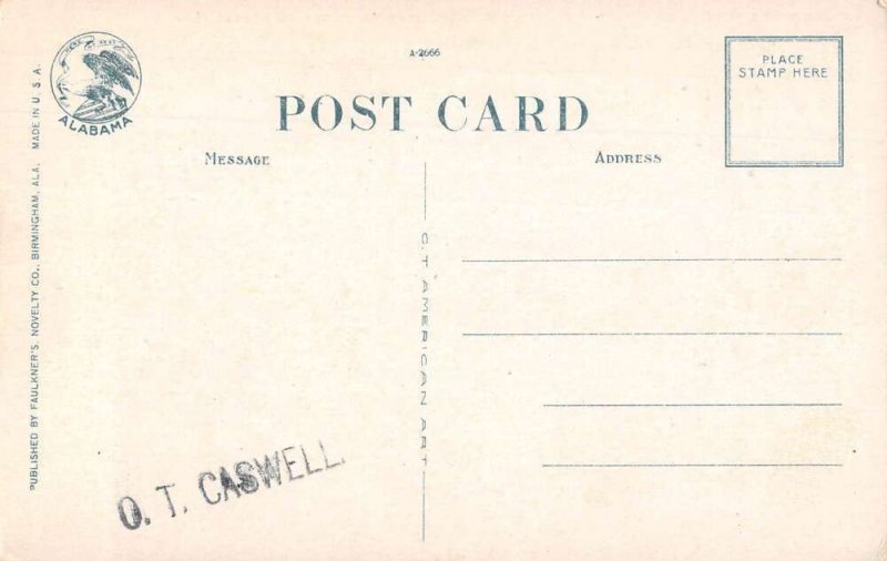 Birmingham Alabama Terminal Station Interior Vintage Postcard AA22508