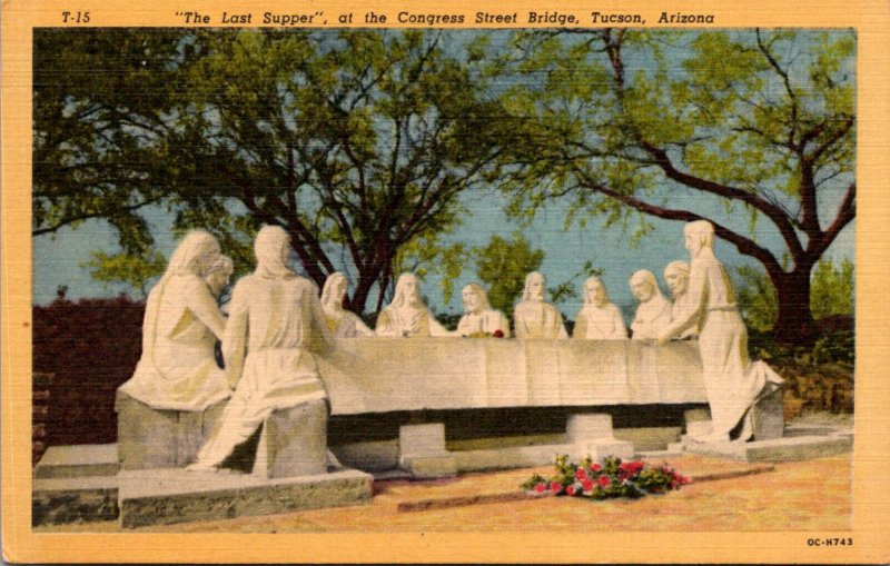 Arizona Tucson The Last Supper At Congress Street Bridge Curteich