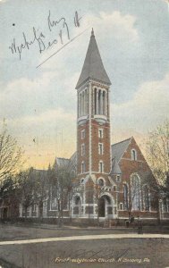 First Presbyterian Church, Kittanning, Pennsylvania 1920 Vintage Postcard
