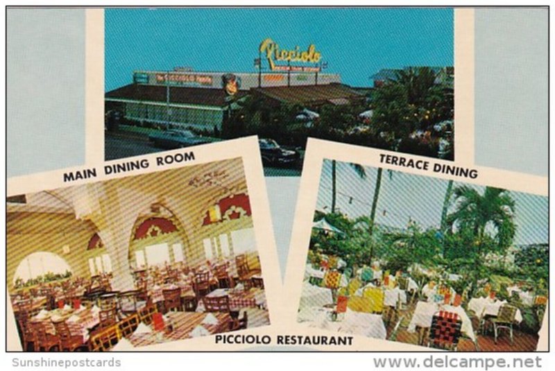 Florida Miami Beach Picciolo Restaurant Multi View