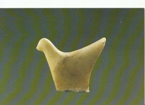 Museum Postcard - Model of A Bird - Marble - Early Cycladic 11 - TZ571