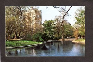 OH Mirror Lake Eden Park Cincinnati Ohio Postcard