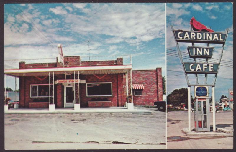 Cardinal Inn Cafe,Pittsfield,IL Postcard