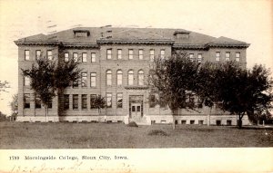 Sioux City, Iowa - A view of the Morningside College - in 1908