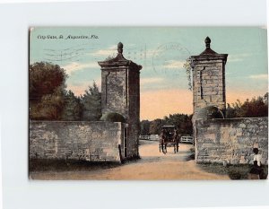 Postcard City Gate, St. Augustine, Florida