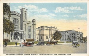 Wadsworth Atheneum Morgan Memorial Municipal Bldg Hartford, CT ca 1920s Postcard