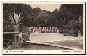 Old Postcard Strasbourg L & # 39Orangerie L & # 39Embarcadere