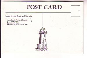 Collage, Ship, Train, Post Office, Bridge, Nova Scotia Postcard Society 1984