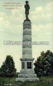 Monument Fuilford Battle Ground - Greensboro, North Carolina NC  