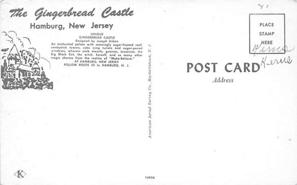 The Gingerbread Castle in Hamburg, New Jersey