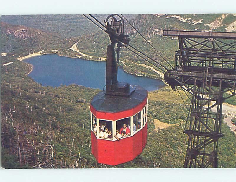 Pre-1980 ARIEL TRAMWAY AND ECHO LAKE Franconia Notch New Hampshire NH ho8527