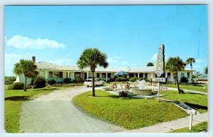 DAYTONA BEACH, Florida FL ~ Roadside RITTER'S VILLA Motel c1960s Postcard