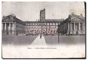 Old Postcard Dijon Place D & # 39armes Hotel De Ville