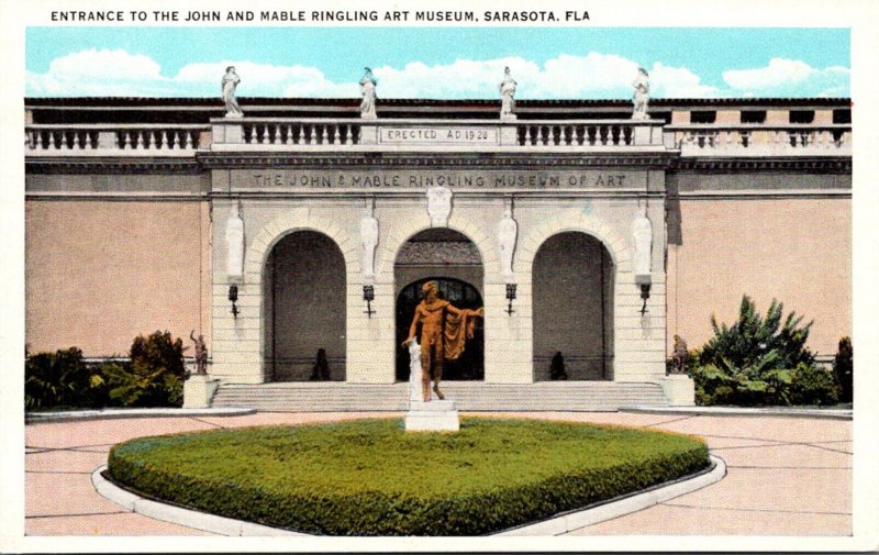 Florida Sarasota Ringling Art Museum Entrance