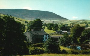 Vintage Postcard Pendle Hill Lancashire England United Kingdom UK