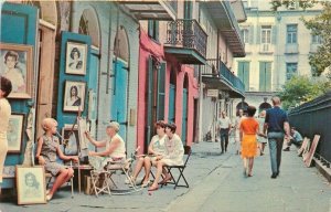 Pirates Alley, French Quarter, New Orleans Louisiana Vintage Postcard