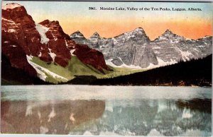 Postcard MOUNTAIN SCENE Laggan Alberta AB AK6357