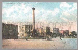 099266 EGYPT Alexandrie Colonne Menasze Vintage colorful PC