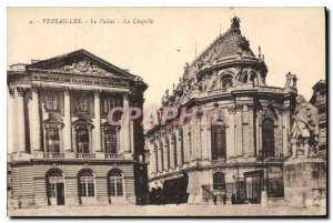 Postcard Old Versailles Palace La Chapelle